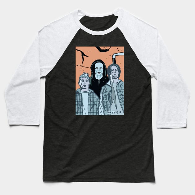 BOGUS JOURNEY Baseball T-Shirt by Artofparker